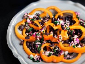 Färgglad paprikasallad